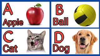 A For Apple B For Ball C For Cat D For Doll If I Learn My Abc Abcd Phonics Song Abcd Phonics Song Youtube