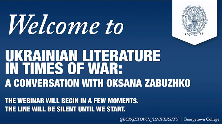 Ukrainian Literature in Times of War: A Conversati...