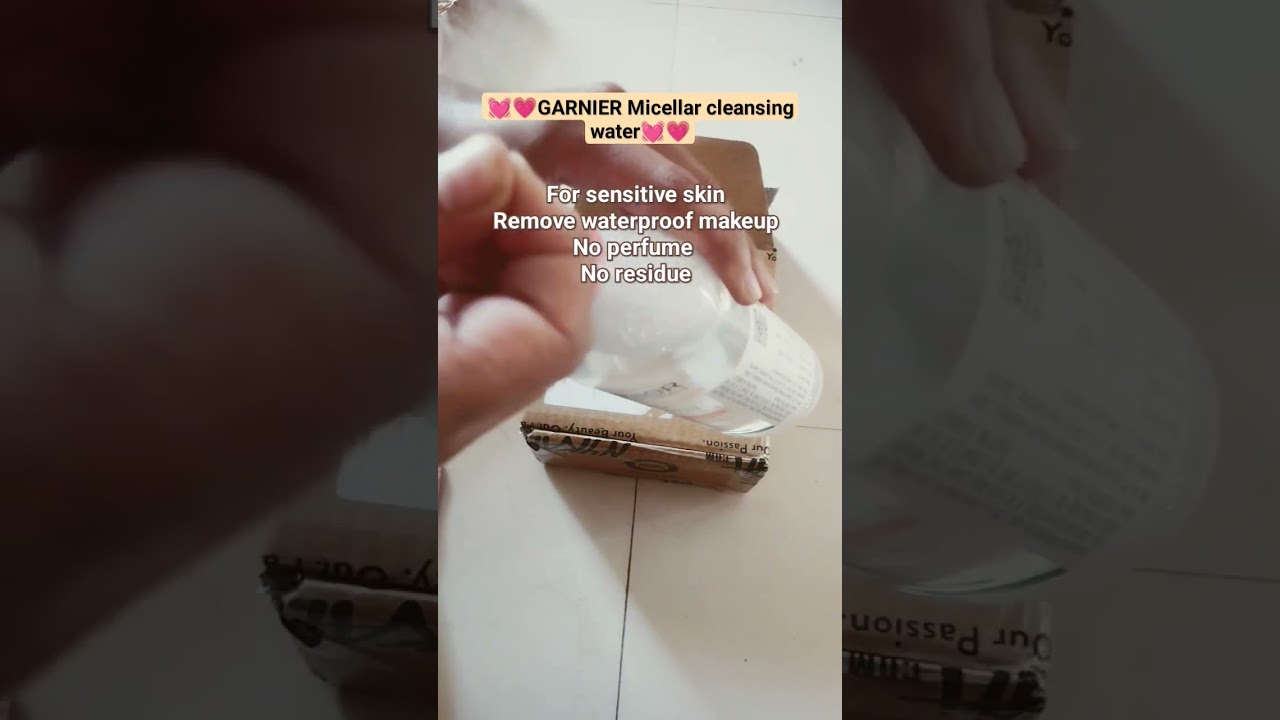 garnier micellar cleansing water