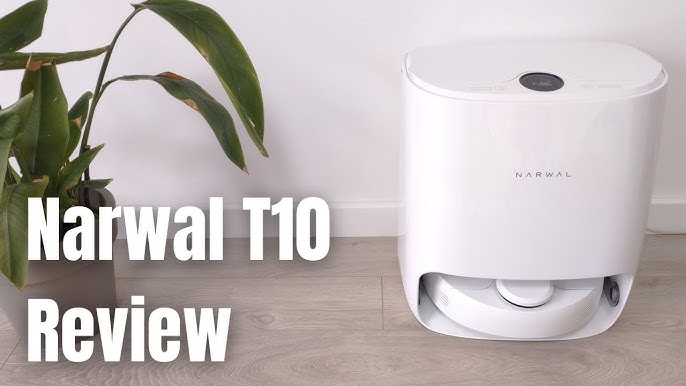 Narwal T10 Robot Mop and Vacuum, Mopping Robot with Automatic Mop Cleaning,  Smart Mapping, White 