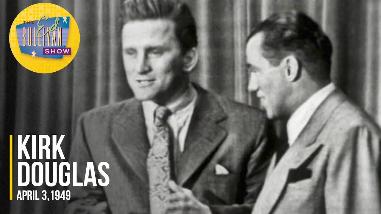 Kirk Douglas "Talks About Becoming An Actor" on The Ed Sullivan Show