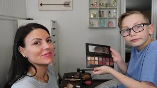 My Son Does My Makeup | Brunette Beauty Blogger