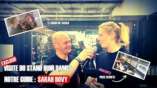 Le stand des Iron Dames en compagnie de Sarah Bovy