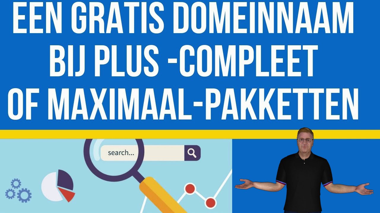 Een Gratis Domeinnaam bij Plus Compleet of Maximaal pakketten