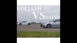 David vs. Goliath: 560hp Tuned Audi S4 Battles Lamborghini Huracan Evo ||