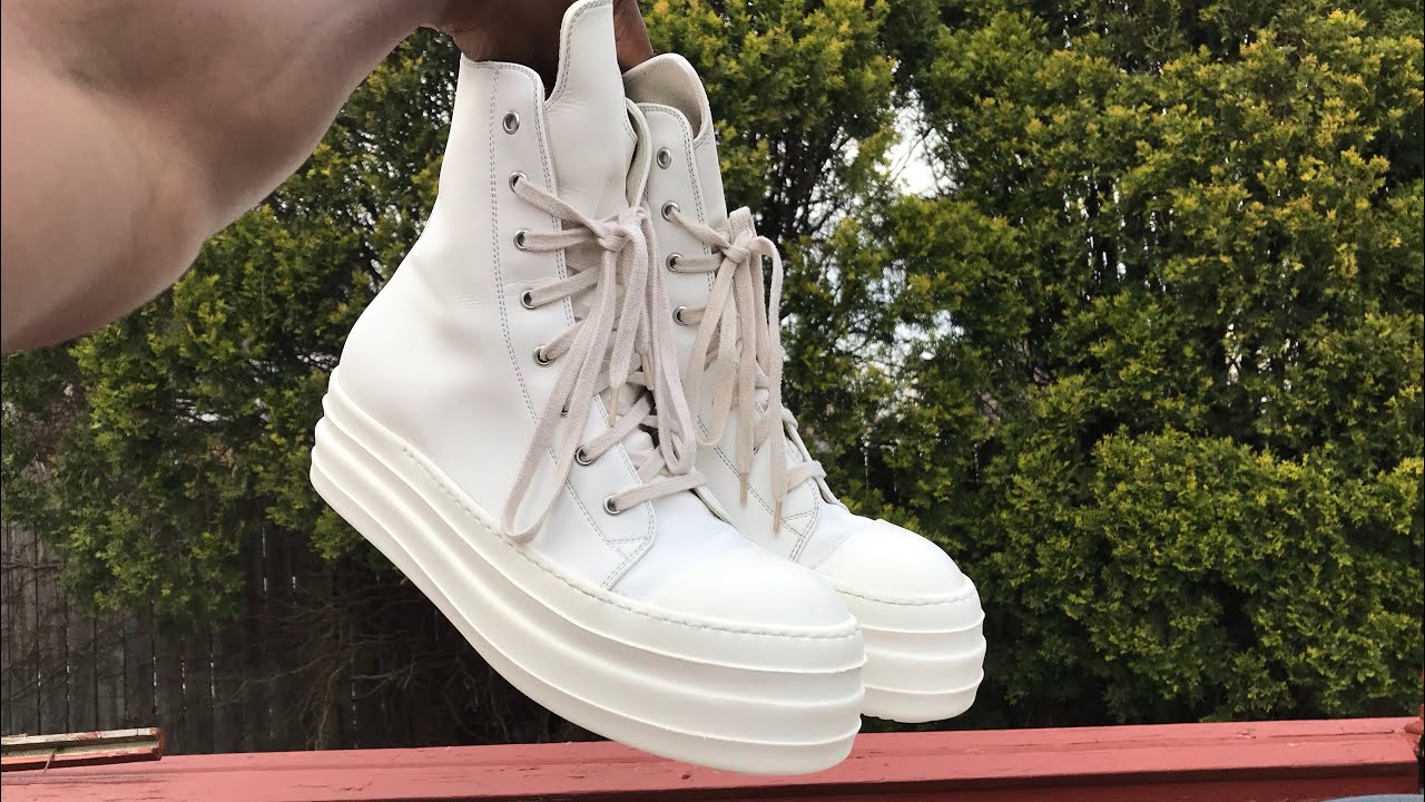 クリアランスお値下 Rick Owens DRKSHDW DoubleBumperSneakers ...