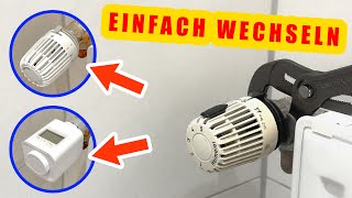 Heizungsthermostat wechseln | Heimeier-Thermostat defekt? 🛠️ Heizkörperregler einfach austauschen