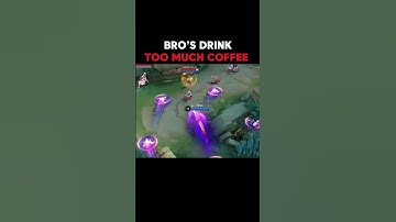 when you drink too much coffee #mobilelegends #dracula #mlbb #shorts