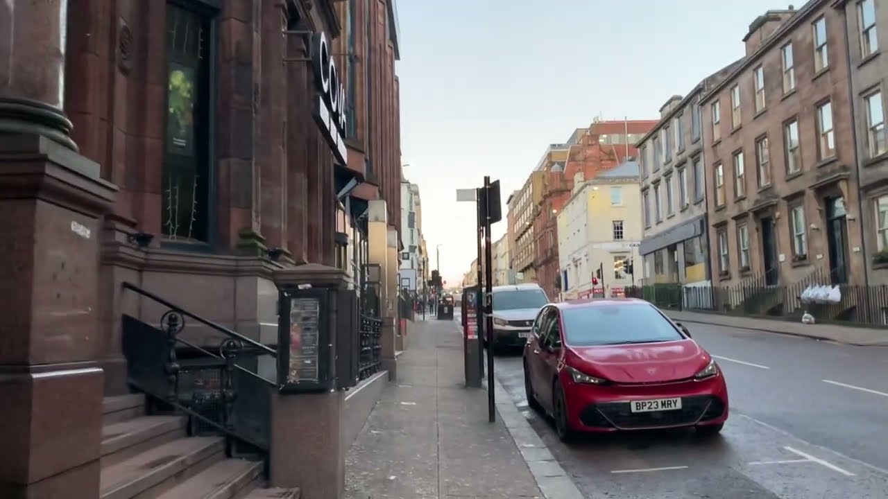 Just a wee walk - West Nile St To West Regent St Glasgow 