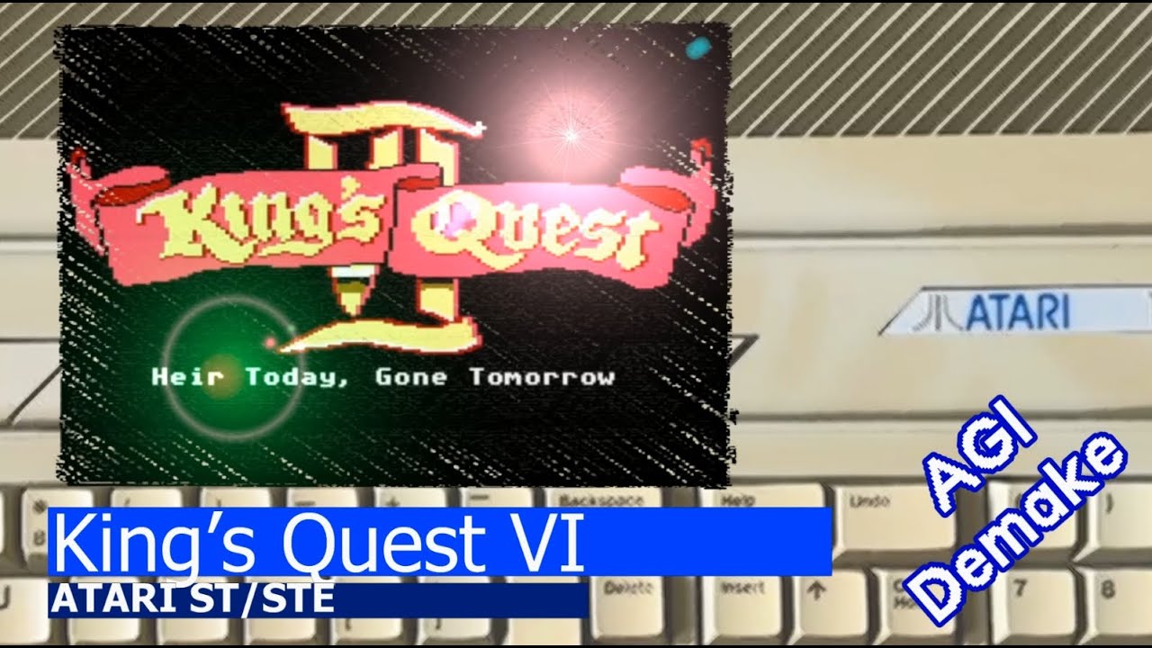 Atari ST Game King's Quest 3: To Heir is Human