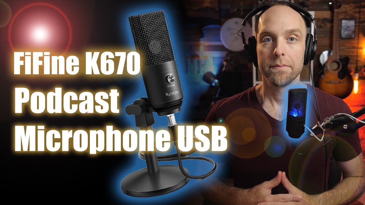 FiFine K670 - Podcast Microphone USB 