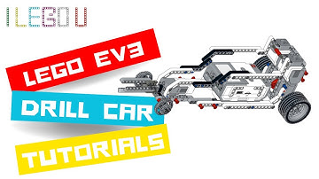 LEGO EV3 Building Instructions - DRILL CAR TUTORIALS - [design by I LEGO U]