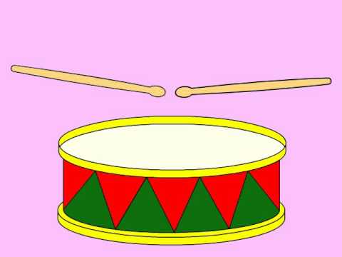 Drum Animation with Colour - YouTube
