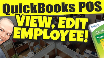 QuickBooks POS: View or Edit an Employee Record