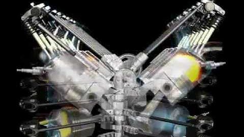 V8 Engine Motion Animation ( 3ds max )