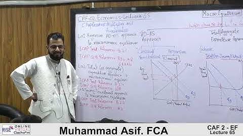 PRC 03 | L65 | Principles Of Economics | Macro Equilibrium Continues | Three Approaches