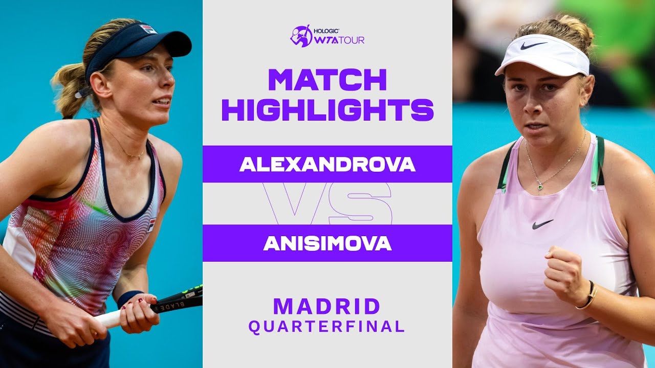 Jabeur takes out Halep in Madrid, to meet Alexandrova in semis