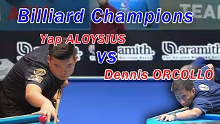 yap ALOYSIUS |sgp| dennis ORCOLLO |phi| Billiard Champions Set Ke 8 ALOYSIUS HD
