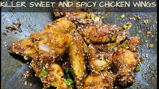 KILLER SWEET AND SPICY CHICKEN WINGS FOR KETO AND LOW CARB DIET Krispy Keto Wings Low Carb Deliciousness