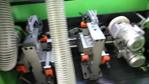 Operating video of SOSN semi-automatic edge banding machine FZ-515A.