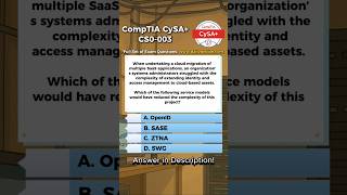 CompTIA CySA+ (CS0-003) Exam-Style Practice Question 2026