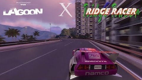 Ridge Racer In TrackMania 2 Lagoon