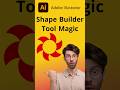 How To Create a Vector Designs in | Illustrator | M Designs Tech | Shape Builder Tool | Vector
