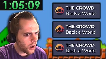 Speedrunning Mario, but my viewers CONTROL THE GAME