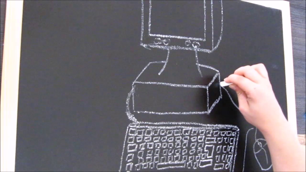 ASMR chalkboard: 90`s (part 1)