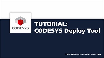 Tutorial: CODESYS Deploy Tool - English