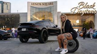 Porsche Panamera On Black Daytons Luxelle Kaori Prod. By