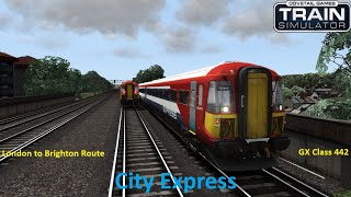 Train Simulator Classic 24 City Express scenario with an Gatwick Express Class 442 (sorry for lag) screenshot 5