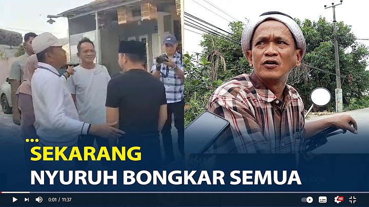 Dedi Mulyadi Temui Warga yang Kesal Warung Dibongkar, Sekarang Nyuruh Bongkar Semua
