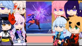 Past Inazuma react to Raiden Shogun and Yae Miko// [Genshin Impact]// ( Eimiko)