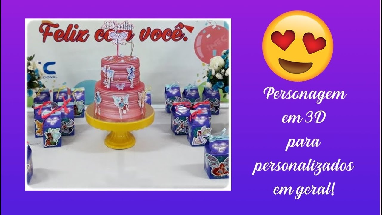 Como fazer personagem em 3D sem fita banana!