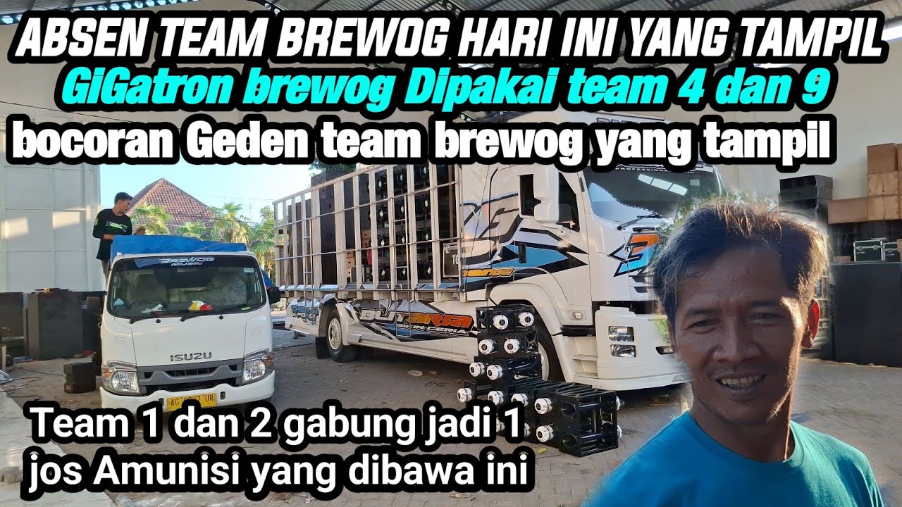 BOCORAN DAN INFO TEAM BREWOG YANG TAMPIL HARI INI‼️HAMPIR SEMUA HARI INI TAMPIL