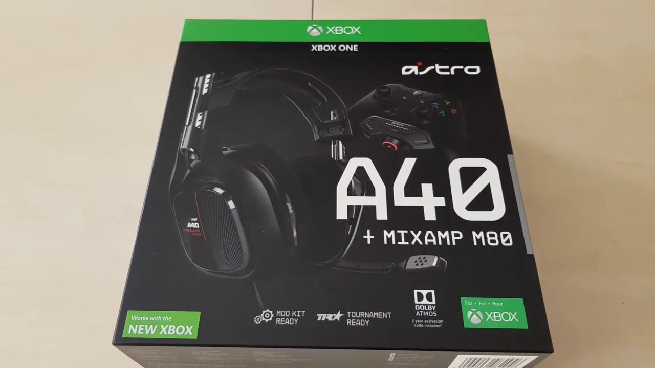 ASTRO CASQUE A40 TR + MIXAMP M80 UNBOXING.🇫🇷️🎧🎮 - YouTube