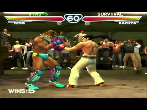 Tekken 4 - PS2 - Survival - King - 18 Wins