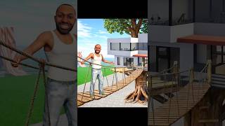 Franklin Build a Tree House In Indian Bikes Driving 3D #shorts #indianbikedriving3d