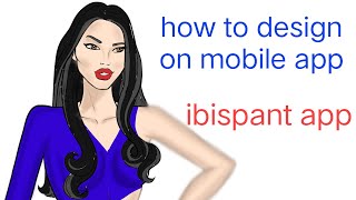 create new design dress || kaise kare sketch fashion model mobile se | |ibispant app se dress design screenshot 3