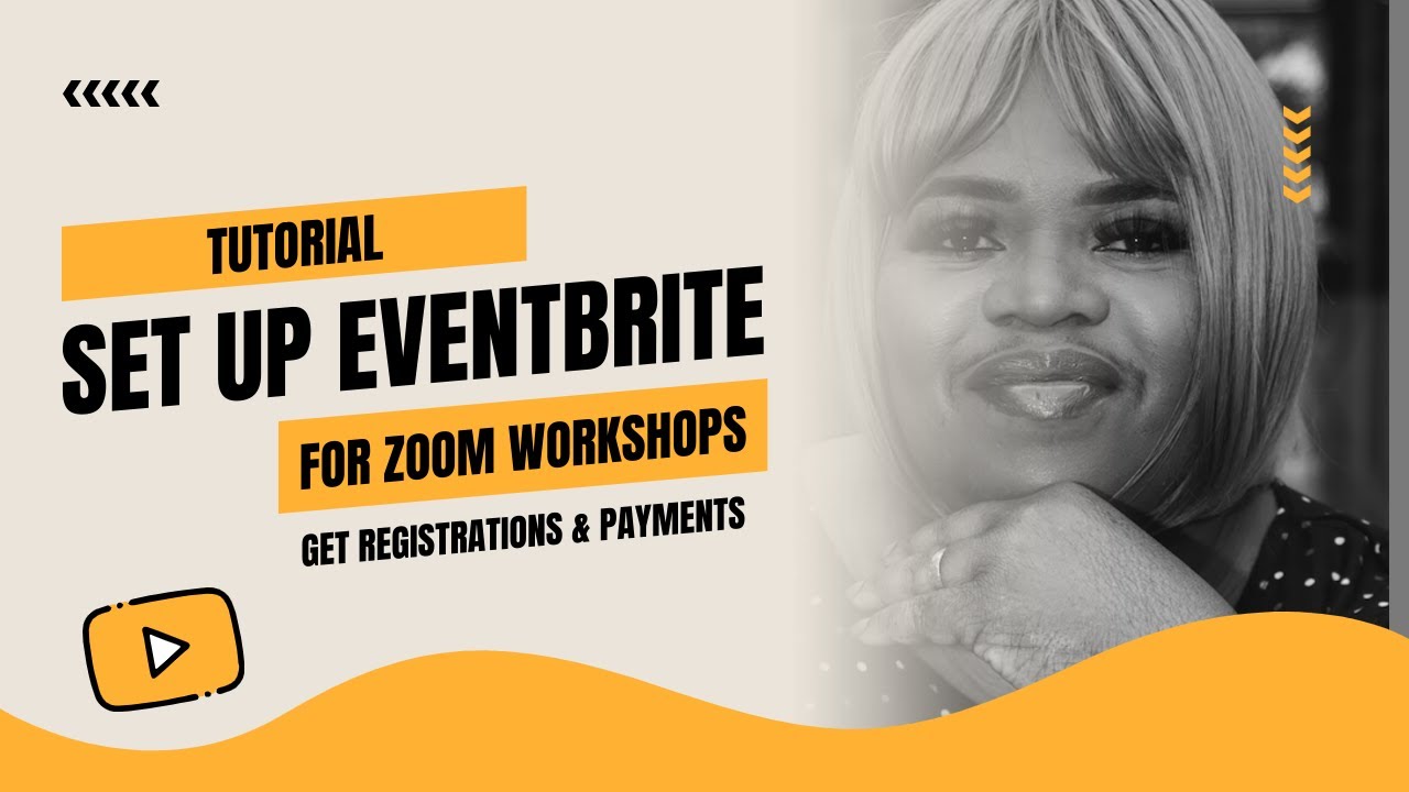 How to set up Eventbrite to run PAID Zoom and events YouTube