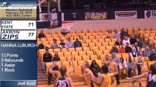 Akron Women's Basketball at Kent State