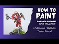 How to Paint - Blood Raven's Space Marine Captain with Jump Pack - A Contrast Painting Tutorial 