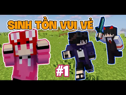LIVESTREAM REUP | DOREMI quậy tưng map SINH TỒN cùng anh em trong MINECRAFT | SINH TỒN VUI VẺ #1
