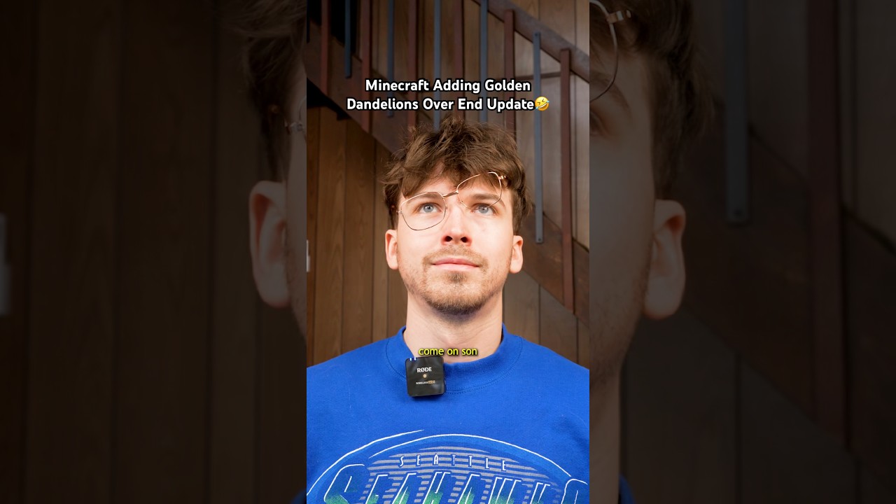 Minecraft Adding Golden Dandelions Over End Update🤣
