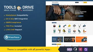 Toolsdrive Woocommerce Theme - Templatetrip