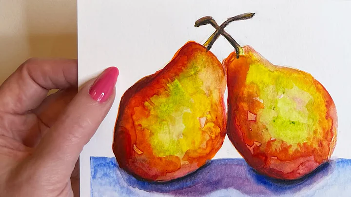 LIVE: Pears Watercolor Greeting Card Painting Demonstration Come Join the Fun!