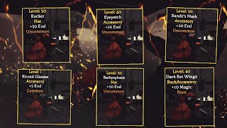 SHOWCASING ALL ACCESSORIES IN PROJECT XL (SHREDDED BANDIT MASK, EYEPATCH, DARK CAPE)
