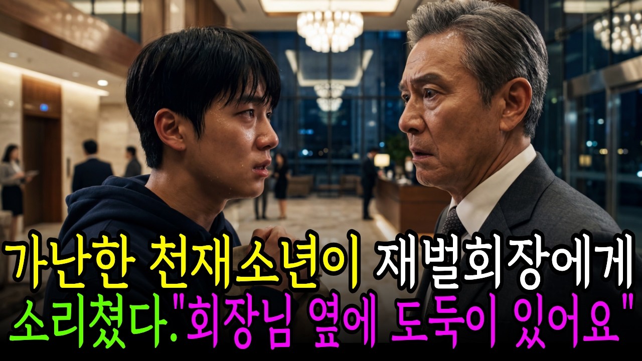 가난한 천재소년이 재벌회장에게 속삭였다. 