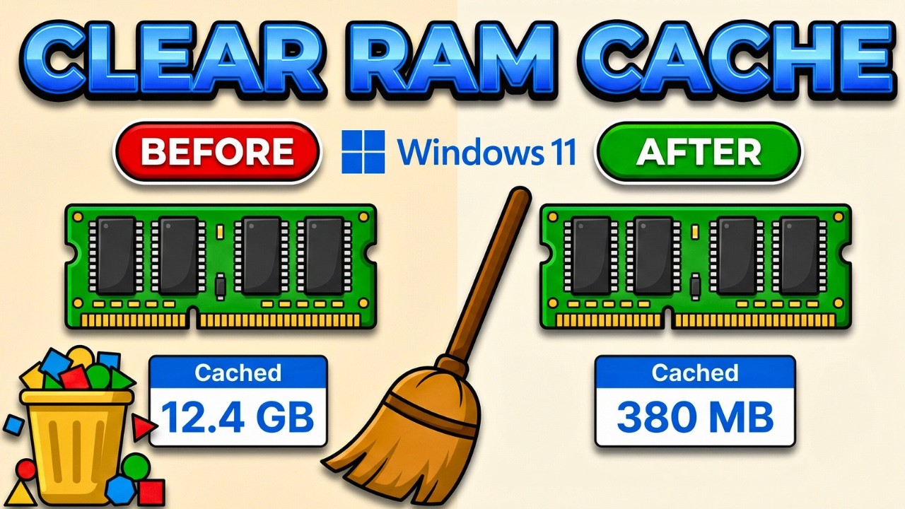 Как очистить кэш оперативной памяти в Windows 11 | Ускорьте работу своего ПК